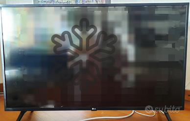 Televisore LG 43 pollici schermo rotto