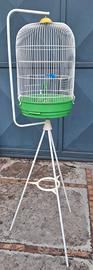 gabbia per uccelli con piedistallo 