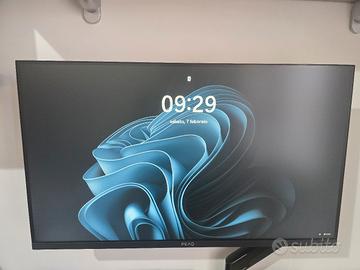 MONITOR PEAQ 27" +GRIFEMA  SUPPORTO A MOLLA A GAS