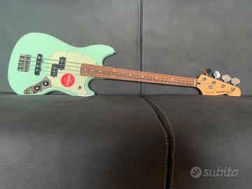 Fender Mustang Bass PF Surf Green