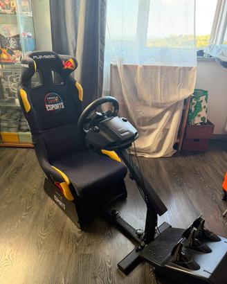 Simulatore di guida playseat redbull/logitech g29