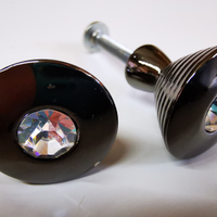 Pomoli canna di fucile. con swarovski