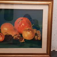 Quadro con frutta natura morta