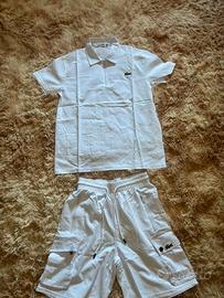 completo lacoste bianco