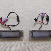 Nr. 2 placchette a led luci targa