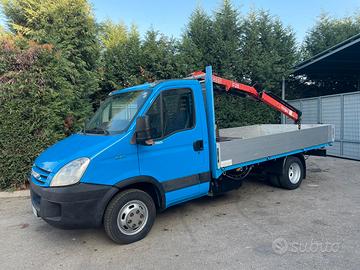 Iveco Daily 35C10 Cassone Fisso + Gru Fassi