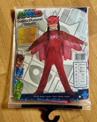 Costume Gufetta Super Pigiamini 5-6 anni Pjmask
