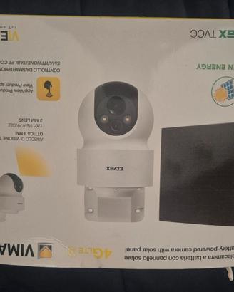 Telecamera Vimar  4g motorizzata con pannello sola