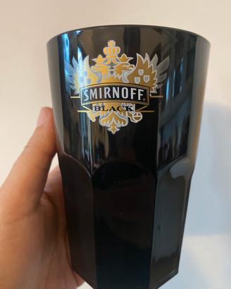 6x Bicchieri collezione smirnoff black