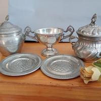 SET SERVIZIO ZUCCHERIERE da TÈ CAFFÈ THE PELTRO 95