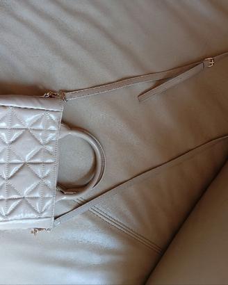 Borsa H&M trapuntata – Color beige chiaro