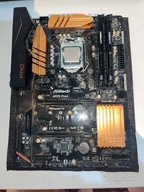 Scheda madre+cpu+ram+dissipatore ad aria