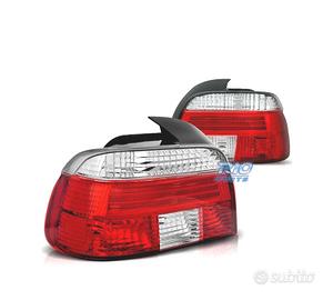 FANALI BMW E39 95-00 ROSSO BIANCO