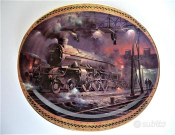 Locomotiva a vapore 60506 night wolf piatto collec