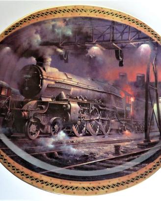 Locomotiva a vapore 60506 night wolf piatto collec