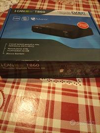 i-CAN T860 - DECODER DIGITALE TERRESTRE HD DVB-T2