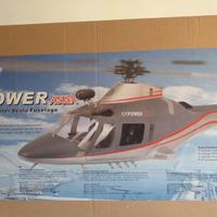 Fusoliera  Agusta 109    Thunder Tiger