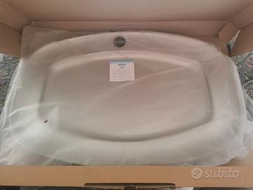 Piatto da portata Alessi in acciaio inox 45x31cm