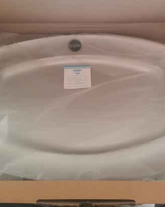 Piatto da portata Alessi in acciaio inox 45x31cm