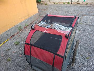 Carrello trasporto cani