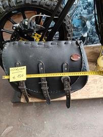 borse laterali in vero cuoio x Harley e custom