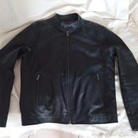 giubbotto stile biker in ecopelle