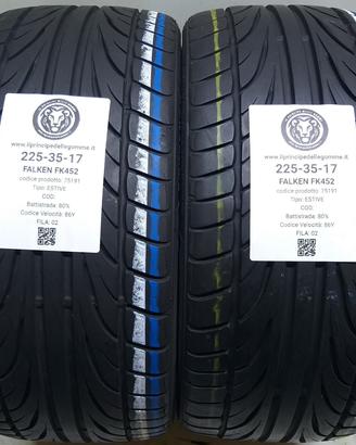 2 GOMME 225 35 17 FALKEN A75191