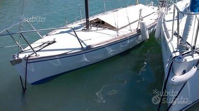 Barca a vela in legno 6 mt