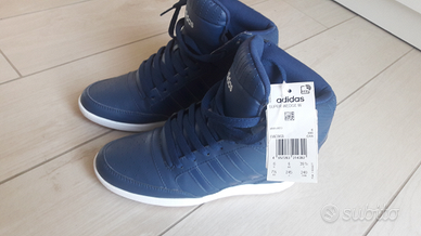 Adidas Alto Top Blu Comfort Donna Zeppa Scarpe Sti Abbigliamento