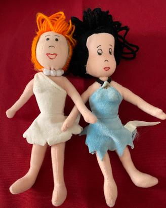 Bambole wilma e betty The flinstones