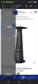 Riscaldatore da esterno a pellet  PRISMA K-HOT