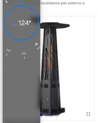 Riscaldatore da esterno a pellet  PRISMA K-HOT