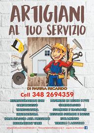 Imbianchino, cartongesso, muratore, traslochi