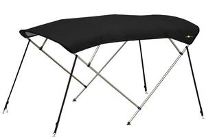 Tendalino Ocean South nero alluminio 4 archi OPEN