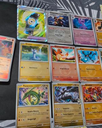 lotto 45 carte pokémon 