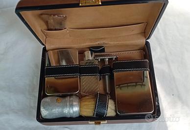Kit da viaggio beauty per rasatura uomo anni 50/60