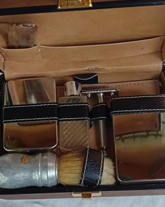 Kit da viaggio beauty per rasatura uomo anni 50/60