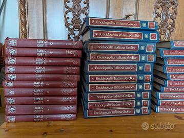 Grolier enciclopedia e libro d'arte 