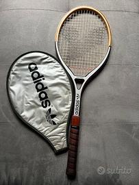 Racchetta tennis legno vintage Adidas Aquarius 90