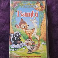 BAMBI VHS ORIGINALE WALT DISNEY MAGGIO 92
