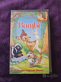 BAMBI VHS ORIGINALE WALT DISNEY MAGGIO 92