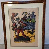 quadro Gatto con gli stivali