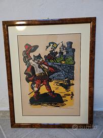 quadro Gatto con gli stivali