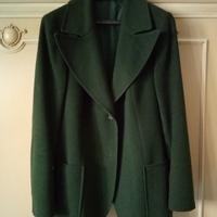 Cappotto verde marcio da donna