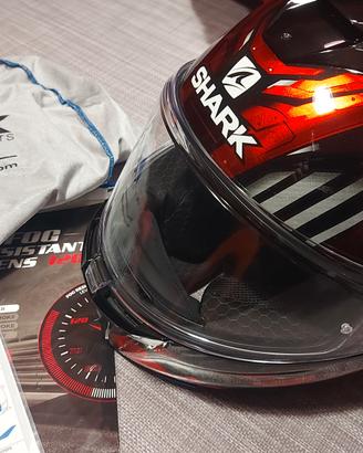 casco rosso Shark integrale Taglia M