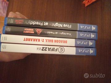 giochi ps4(acquistabili singolarmente) 