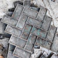 stampi per cemento effetto mattone più  rullo 