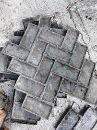 stampi per cemento effetto mattone più  rullo 