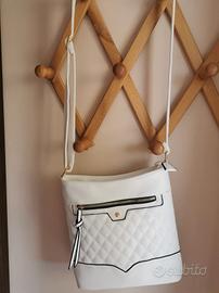 borsa a tracolla bianca 