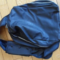 Monospalla Nero in Latex , con tracolla+portacell